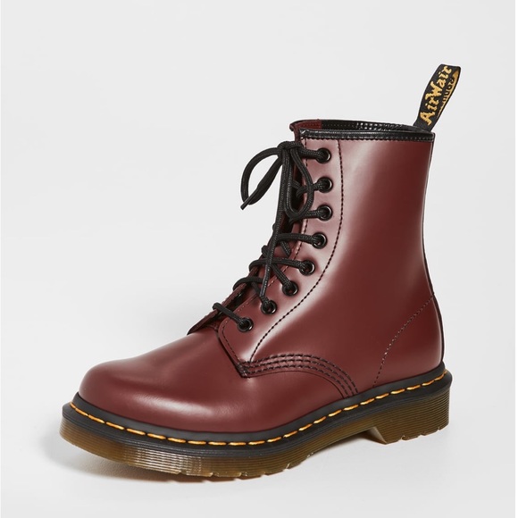 Dr. Martens 1460 W 8 Eye Boots - Picture 3 of 10